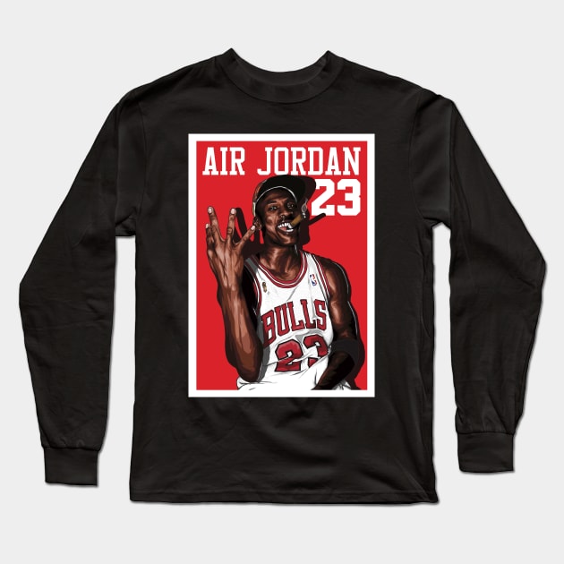 twenty-three air jordan Long Sleeve T-Shirt by agusdone